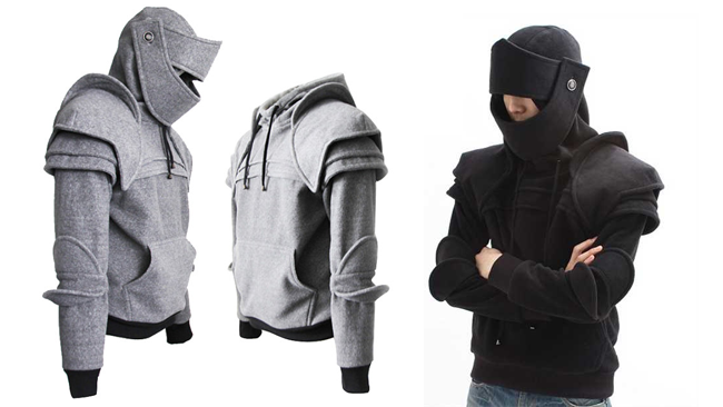knight armour hoodie